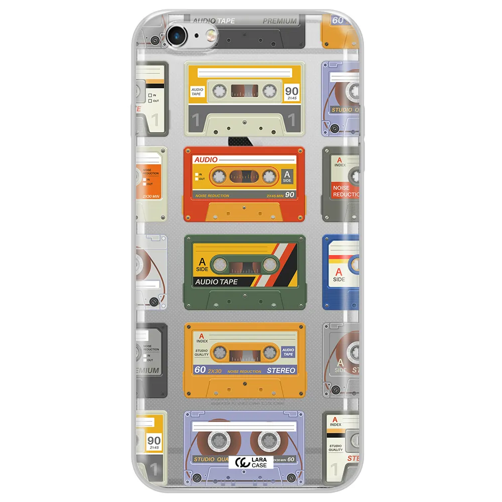 All My Cassettes Apple iPhone 6 s plus Clear TPU Case