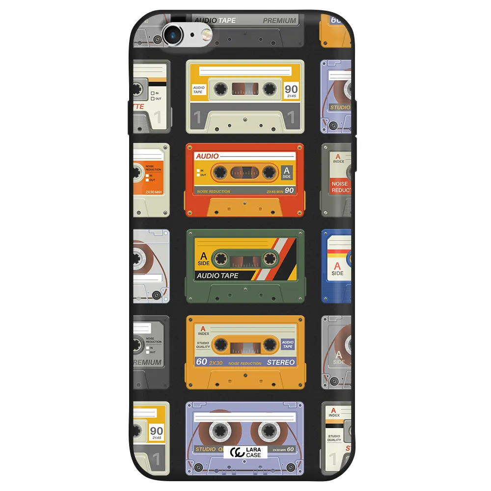 All My Cassettes Apple iPhone 6 s plus Silicone black Case