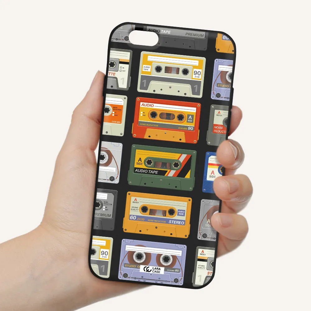 All My Cassettes Apple iPhone 6 Silicone black Case