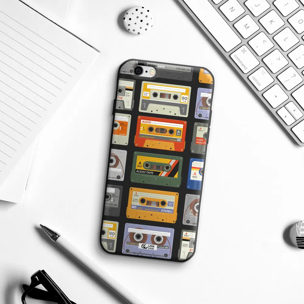 All My Cassettes Apple iPhone 6 Silicone black Case