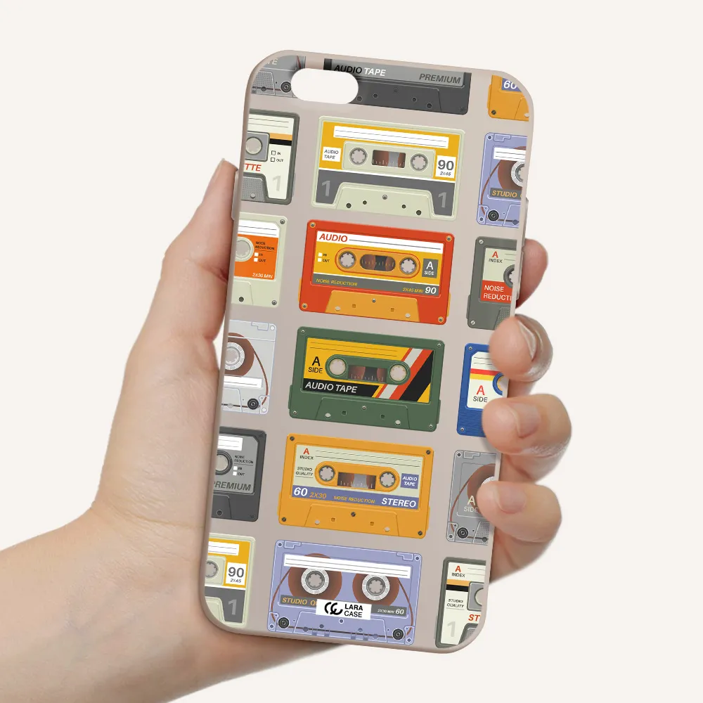 All My Cassettes Apple iPhone 6 Silicone Stone Case