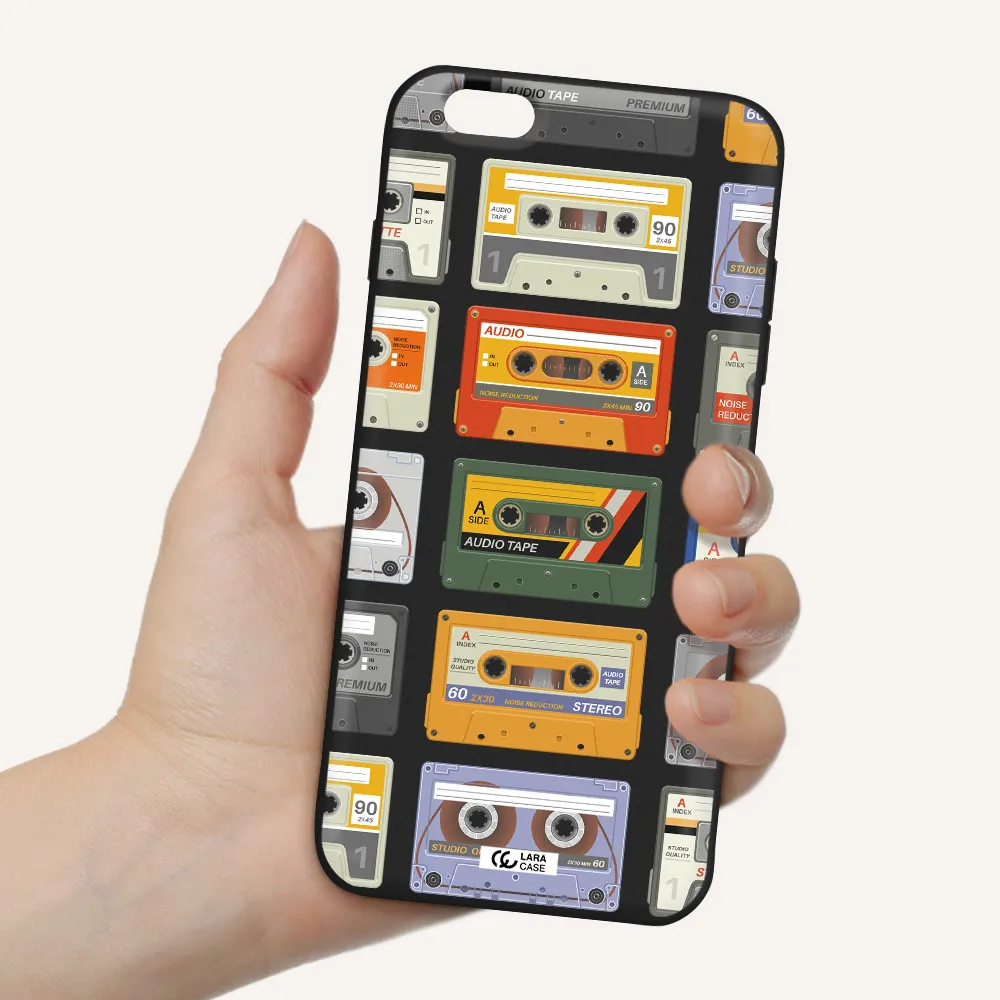 All My Cassettes Apple iPhone 6S Silicone black Case