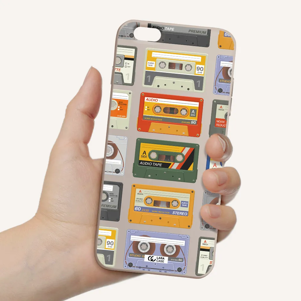 All My Cassettes Apple iPhone 6S Silicone Stone Case