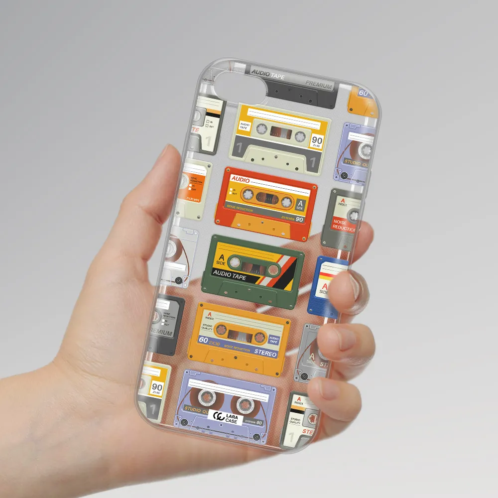 All My Cassettes Apple iPhone 7 Clear TPU Case