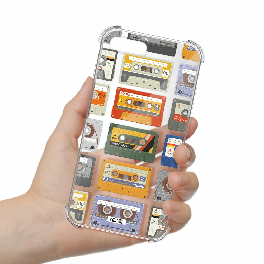 All My Cassettes Apple iPhone 7 plus Clear PC Case