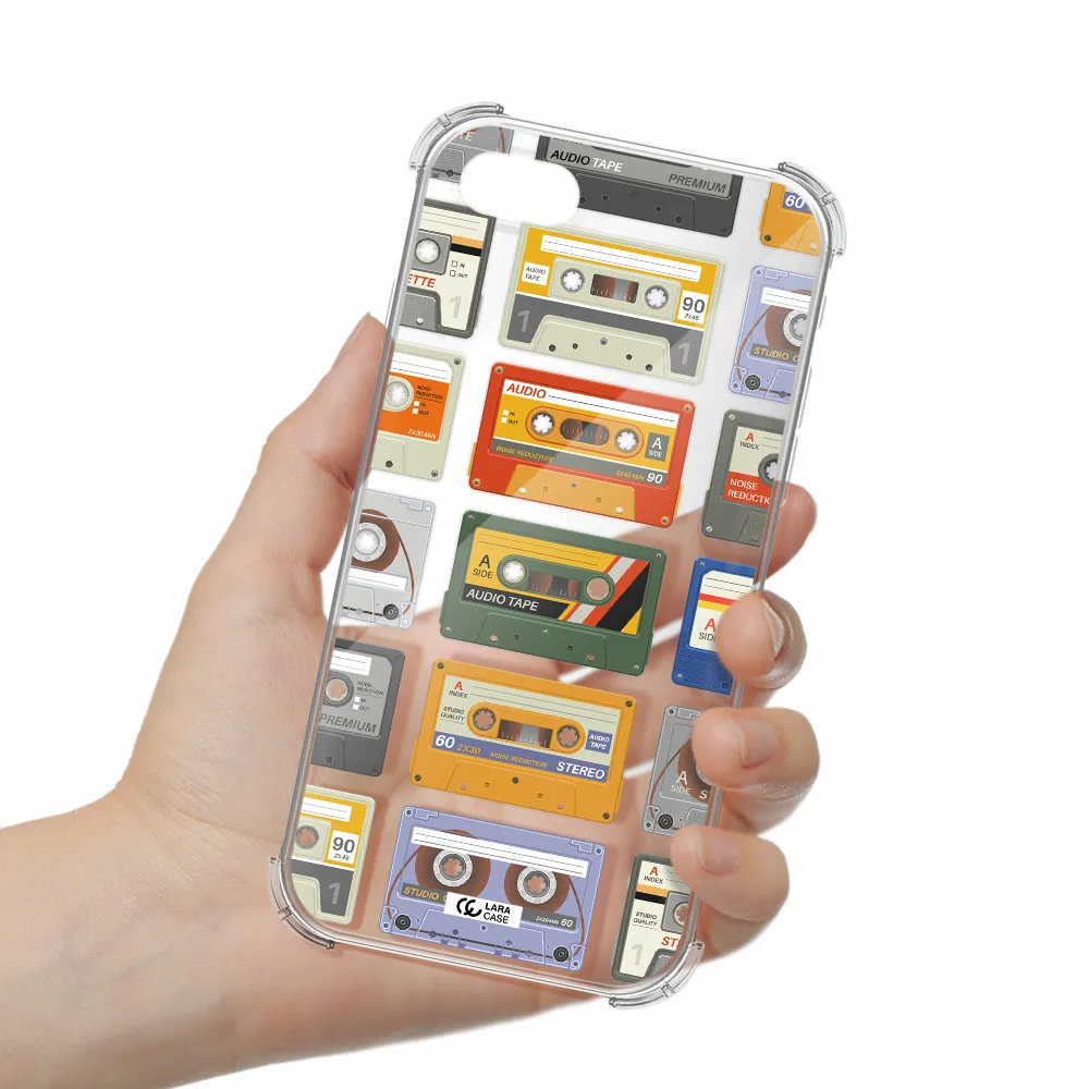 All My Cassettes Apple iPhone se 2020 Clear PC Case