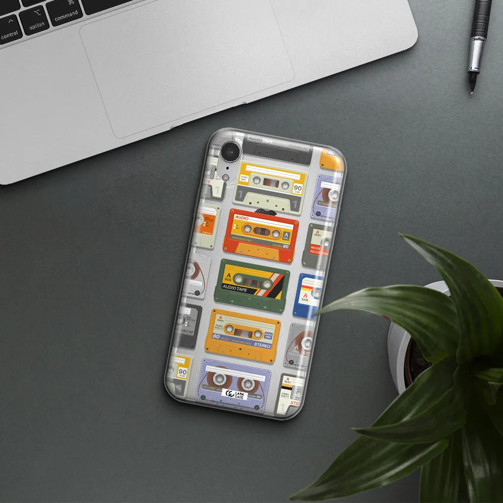 All My Cassettes Apple iPhone XR Clear TPU Case