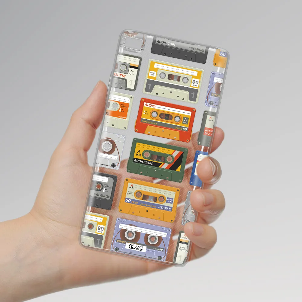All My Cassettes Huawei P8 Clear TPU Case