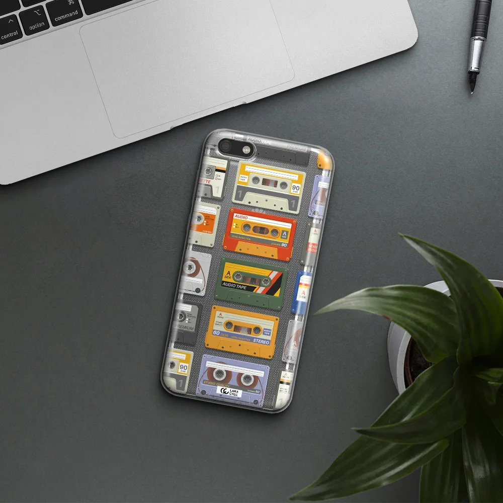 All My Cassettes Huawei Y5 2018 Clear TPU Case