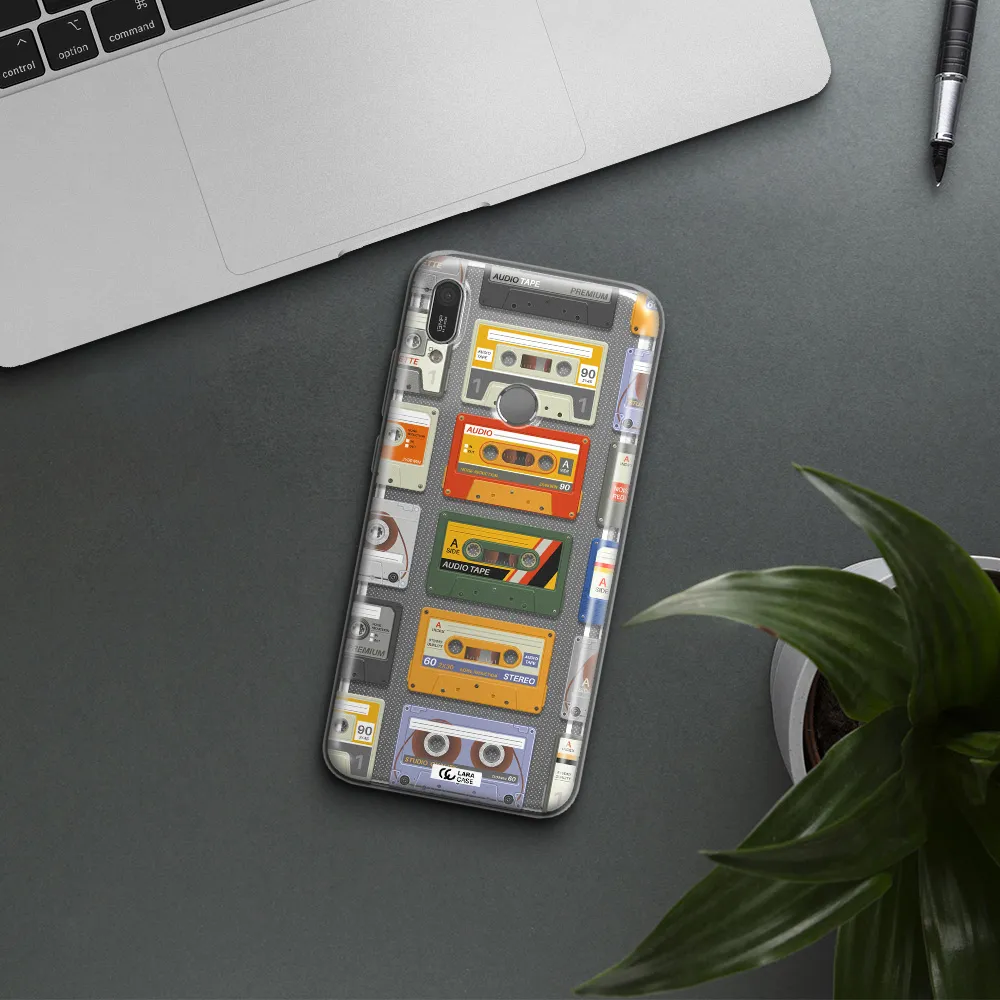 All My Cassettes Huawei Y6 2019 Clear TPU Case