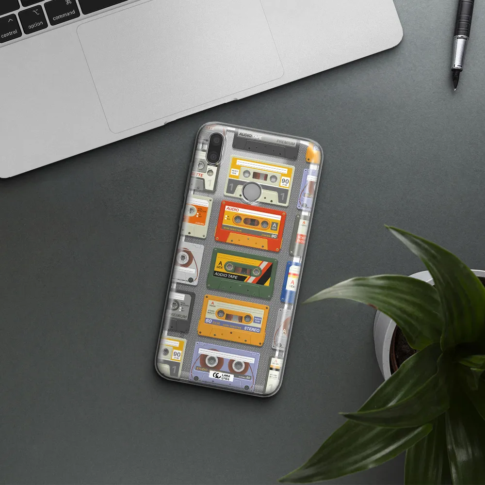 All My Cassettes Huawei Y7 2019 Clear TPU Case