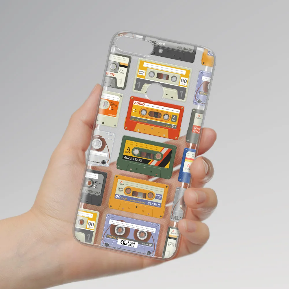 All My Cassettes Huawei Y7 Prime 2018 Clear TPU Case