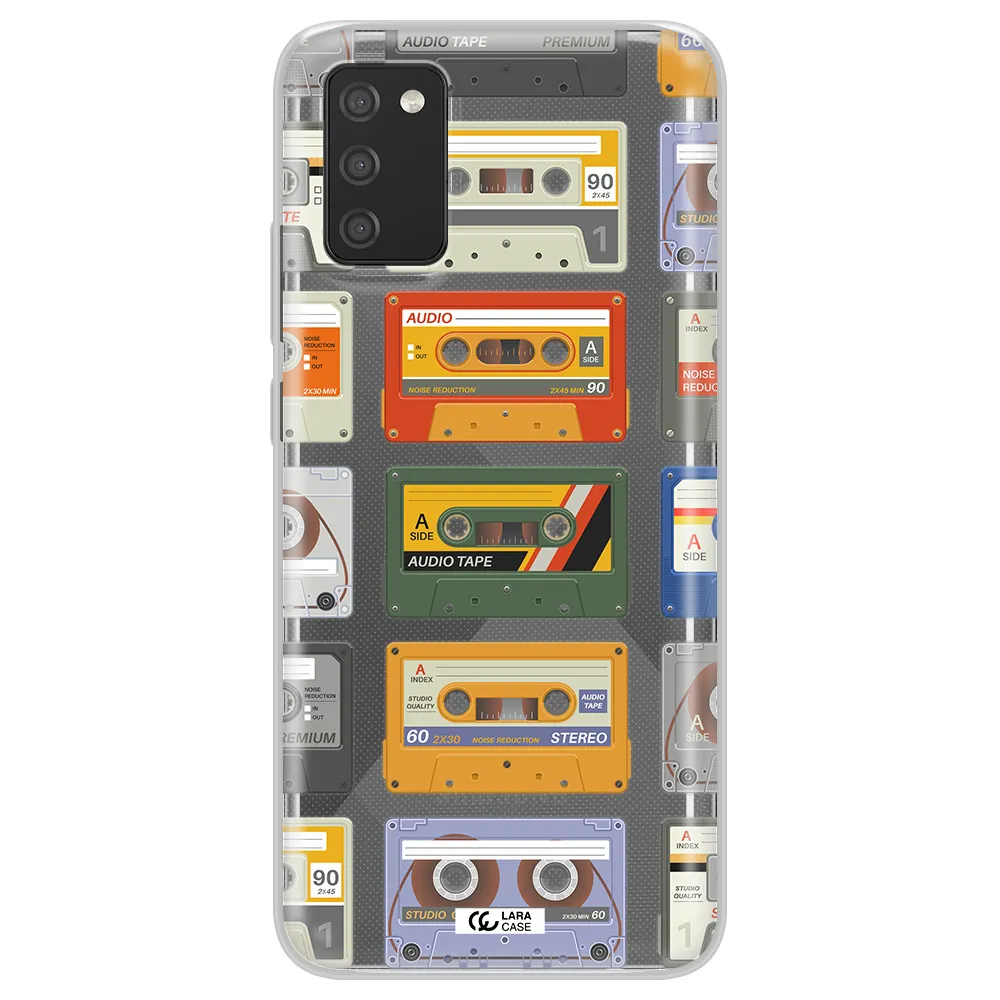 All My Cassettes Samsung A02S Clear TPU Case