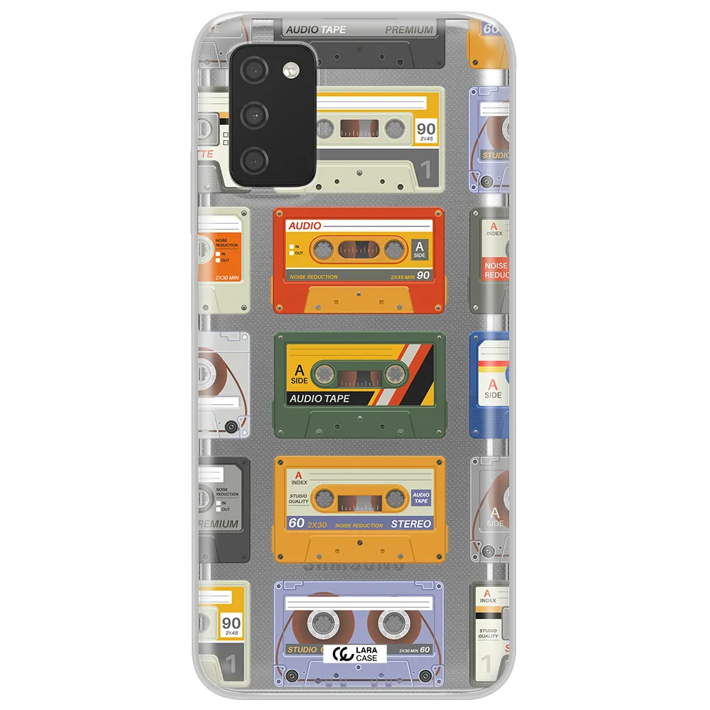 All My Cassettes Samsung A03S Clear TPU Case