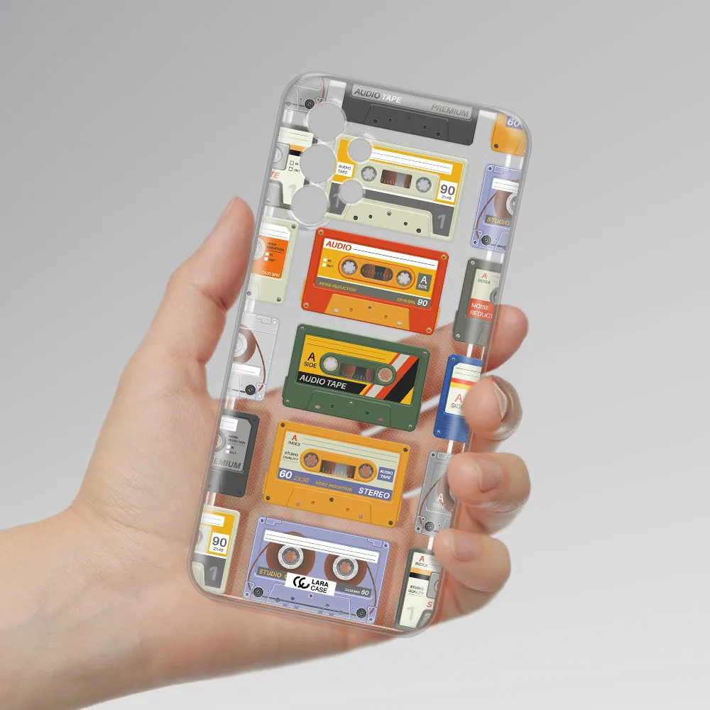All My Cassettes Samsung A13 4g Clear TPU Case