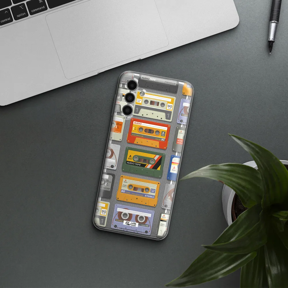 All My Cassettes Samsung A13 5G Clear Tpu Case