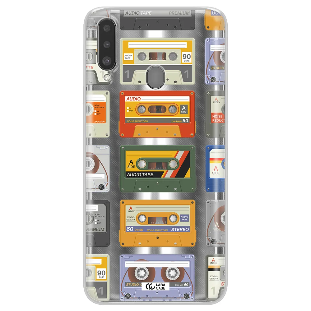 All My Cassettes Samsung A20S Clear TPU Case