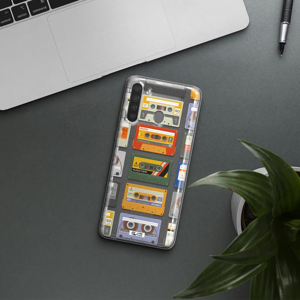 All My Cassettes Samsung A21 Clear TPU Case
