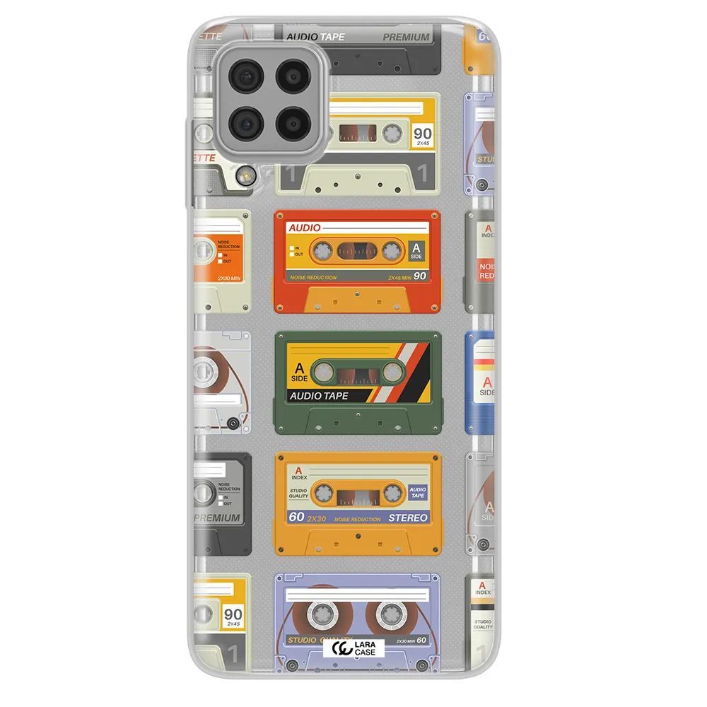 All My Cassettes Samsung A22 4g Clear TPU Case