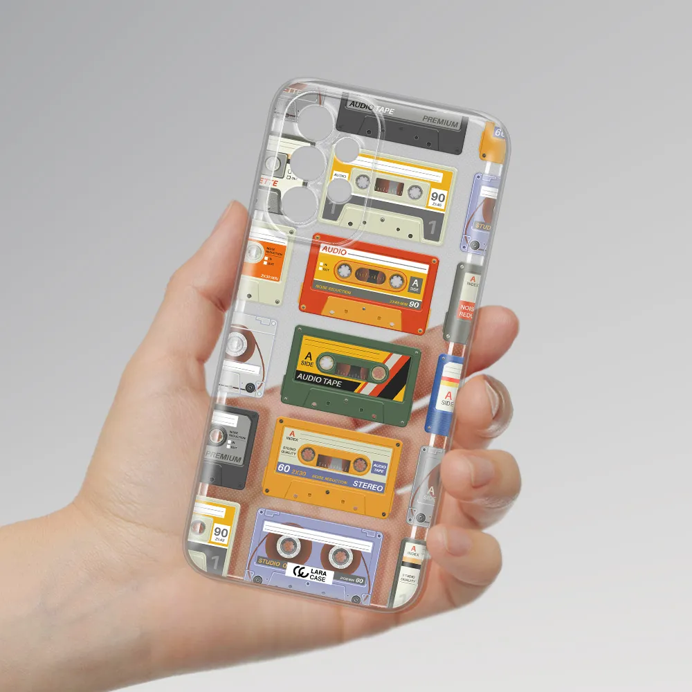All My Cassettes Samsung A23 5G Clear Tpu Case