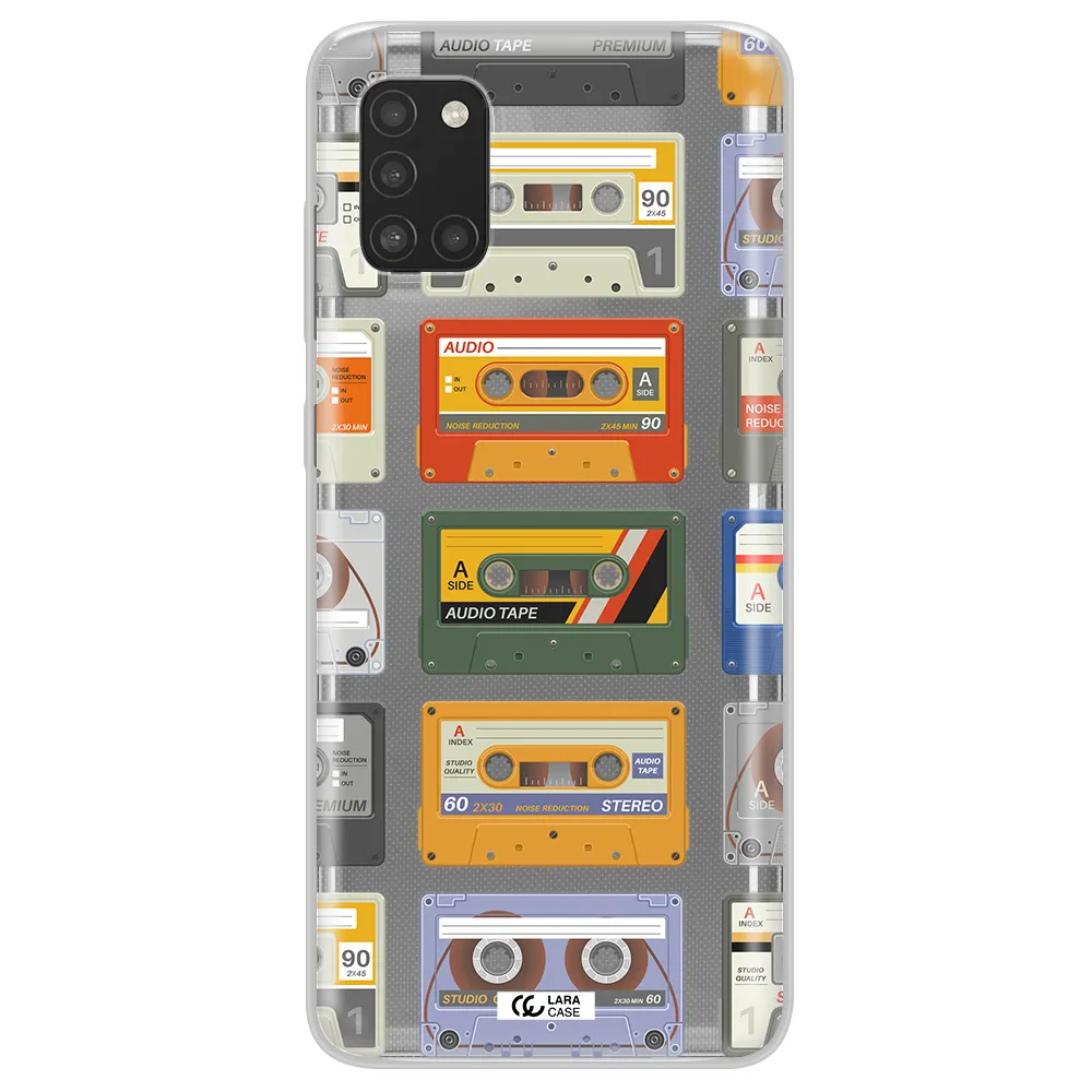 All My Cassettes Samsung A31 Clear TPU Case