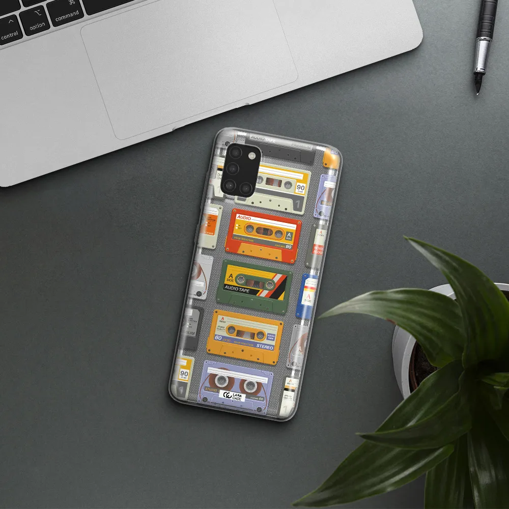 All My Cassettes Samsung A31 Clear TPU Case