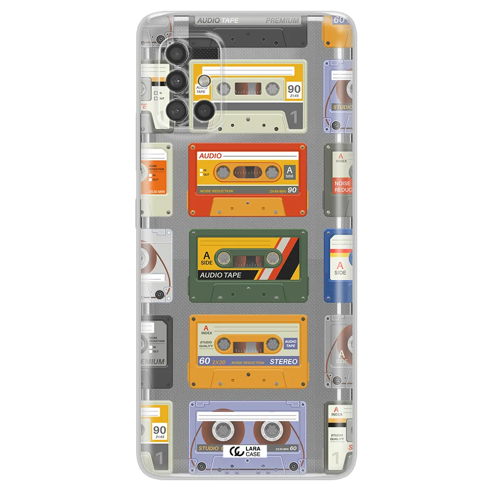 All My Cassettes Samsung A40S Clear Tpu Case