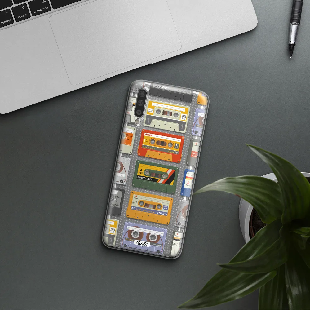 All My Cassettes Samsung A70S Clear Tpu Case