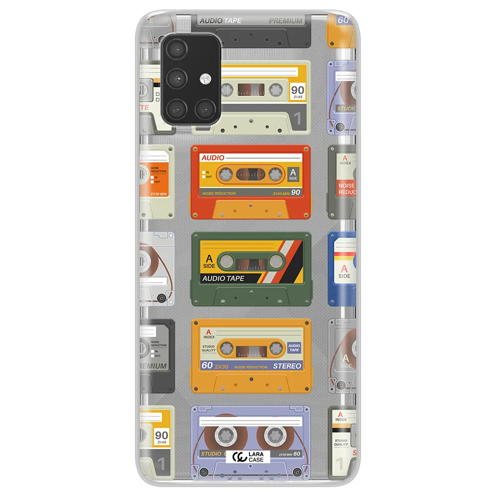 All My Cassettes Samsung A71 Clear TPU Case