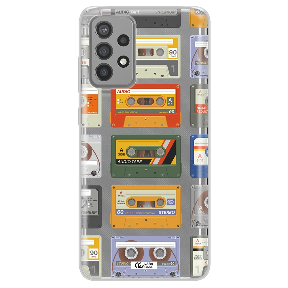 All My Cassettes Samsung A72 Clear TPU Case