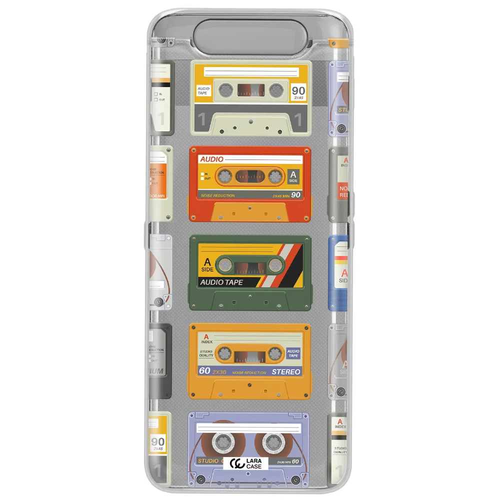 All My Cassettes Samsung A80 Clear TPU Case