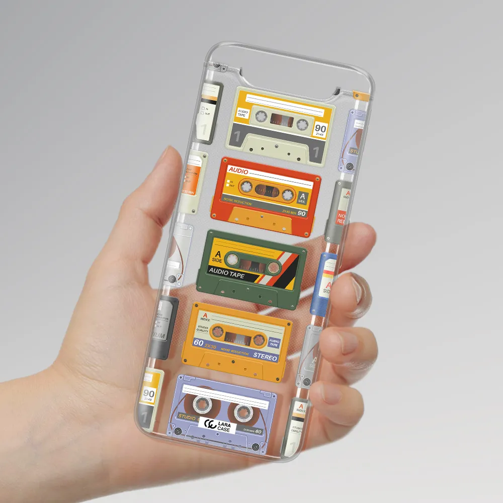 All My Cassettes Samsung A80 Clear TPU Case