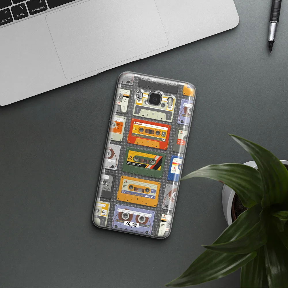 All My Cassettes Samsung J7 2016 Clear TPU Case
