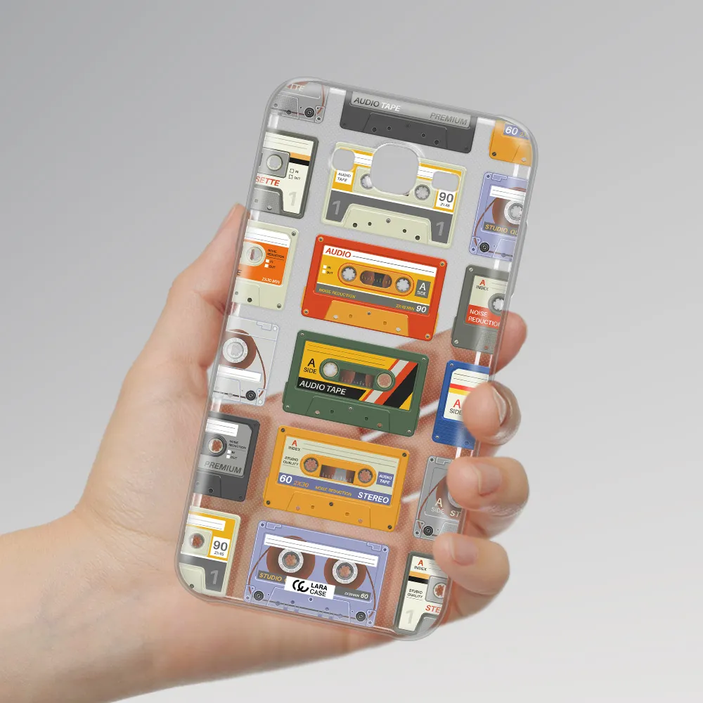 All My Cassettes Samsung J7 Clear TPU Case