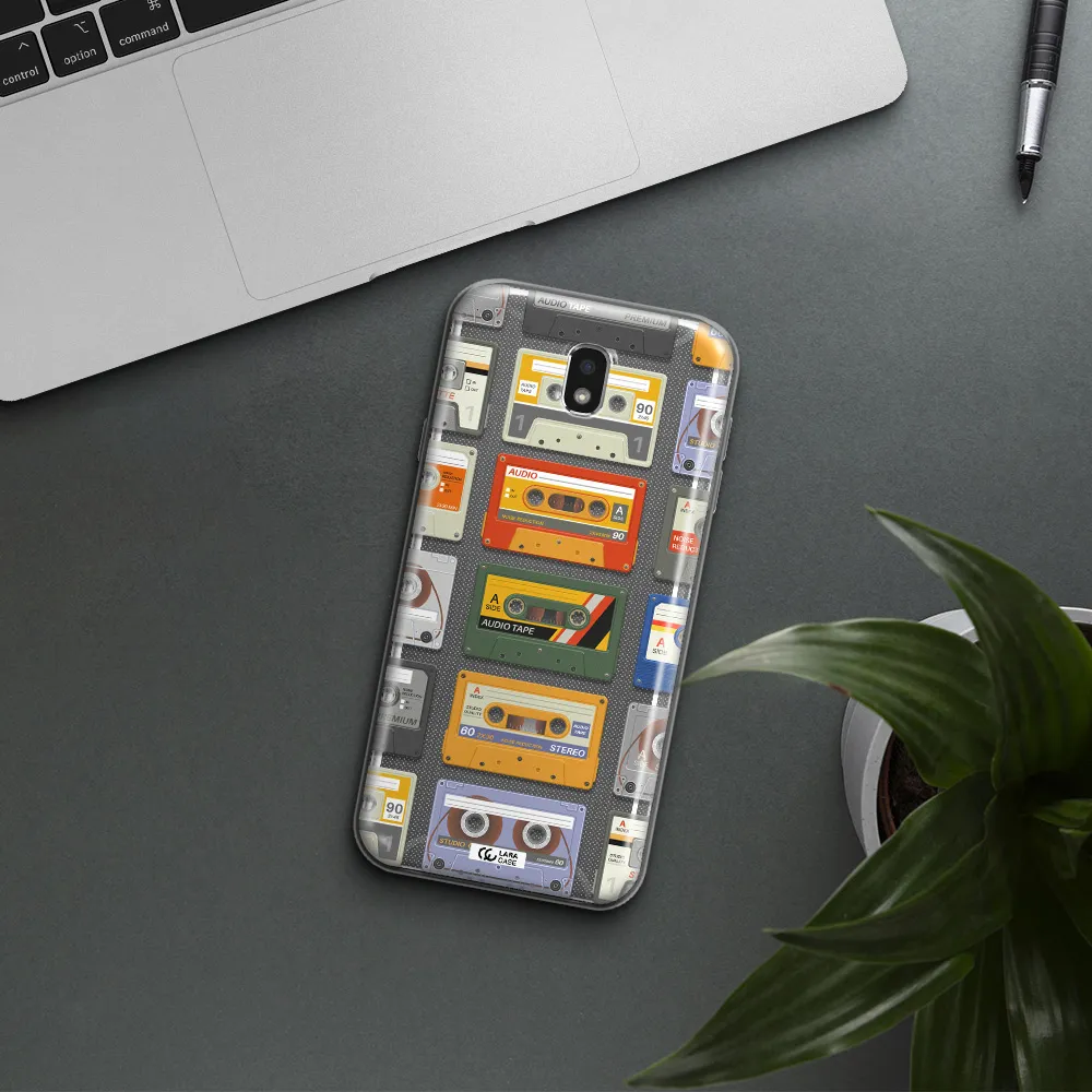 All My Cassettes Samsung J7 Pro Clear TPU Case