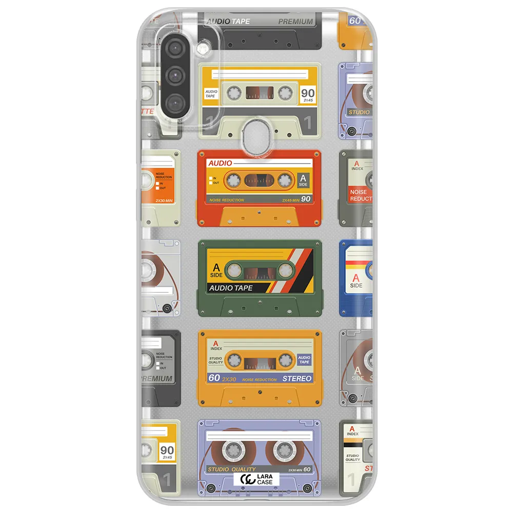 All My Cassettes Samsung M11 Clear TPU Case