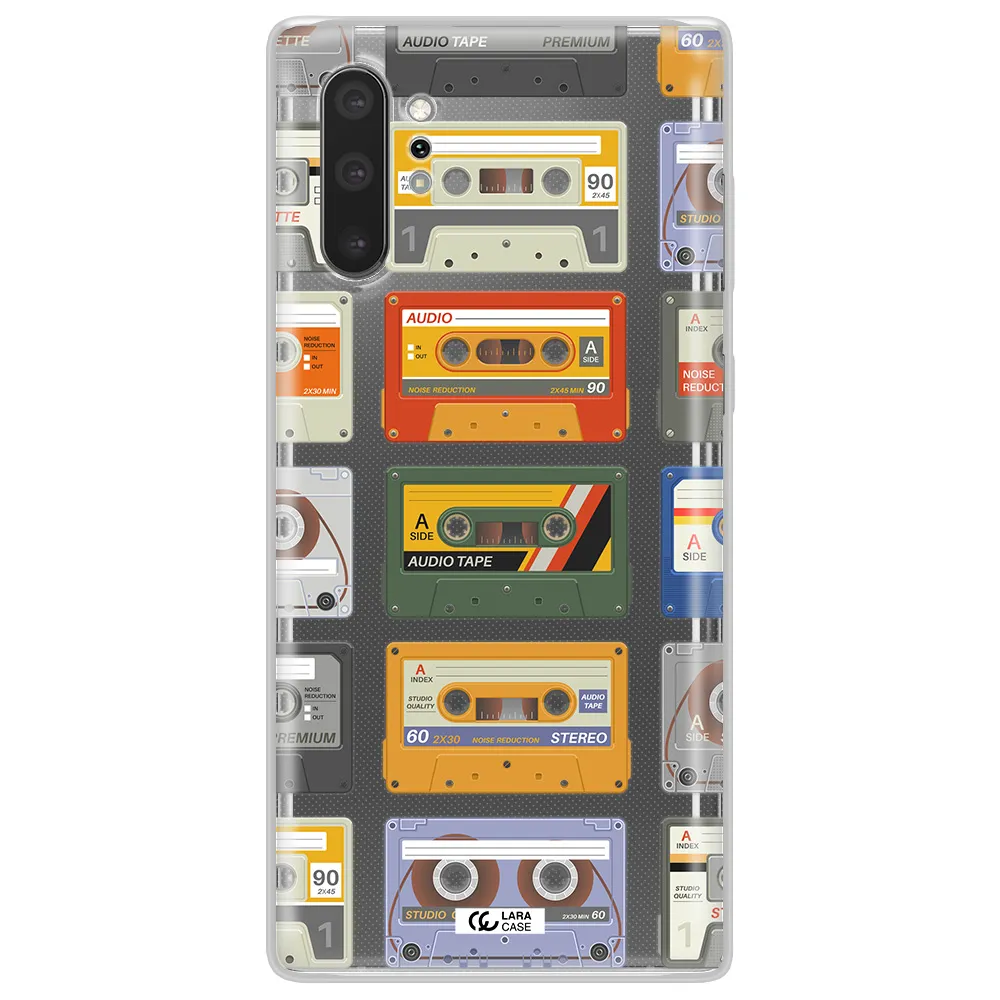 All My Cassettes Samsung Note 10 Plus Clear TPU Case