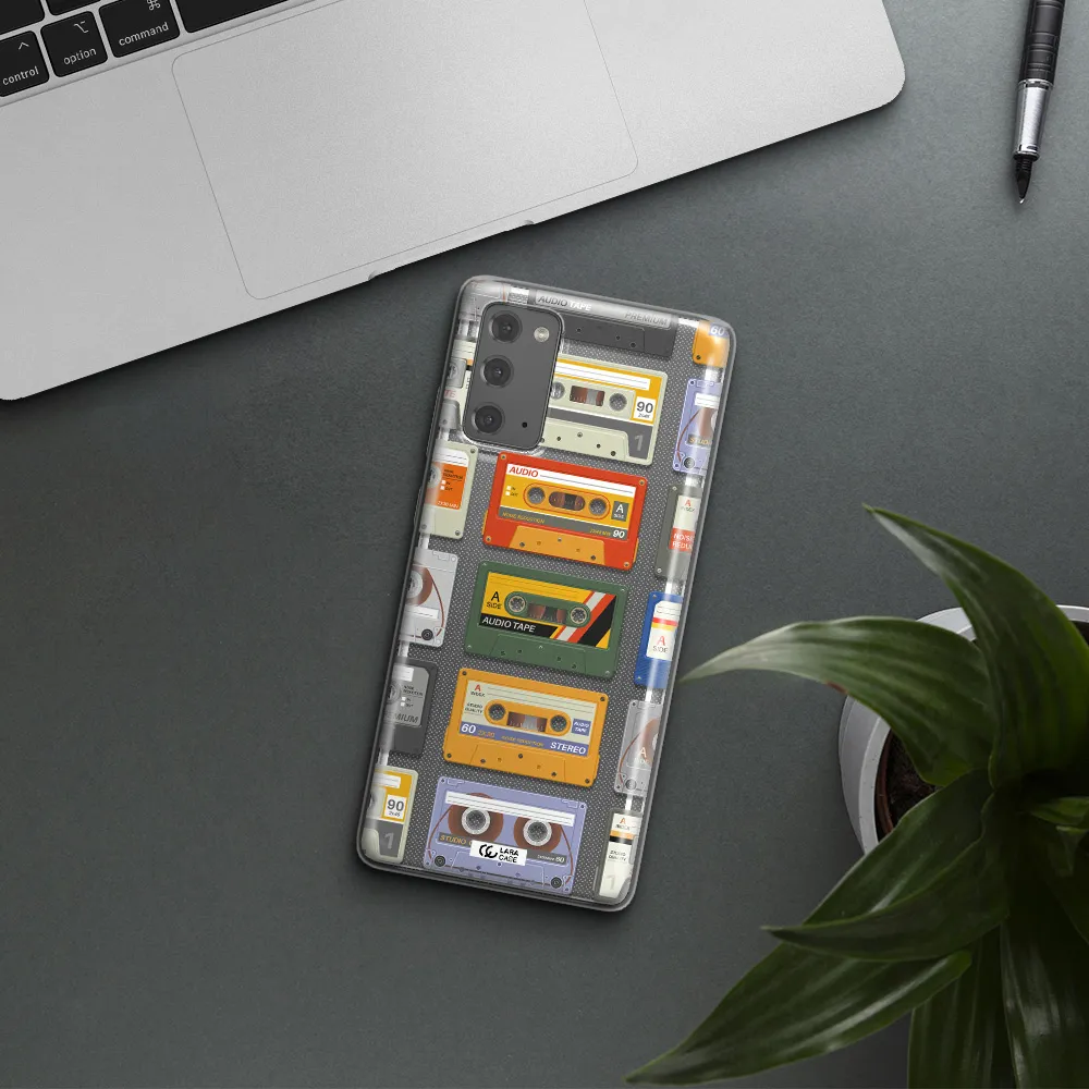 All My Cassettes Samsung Note 20 Clear TPU Case