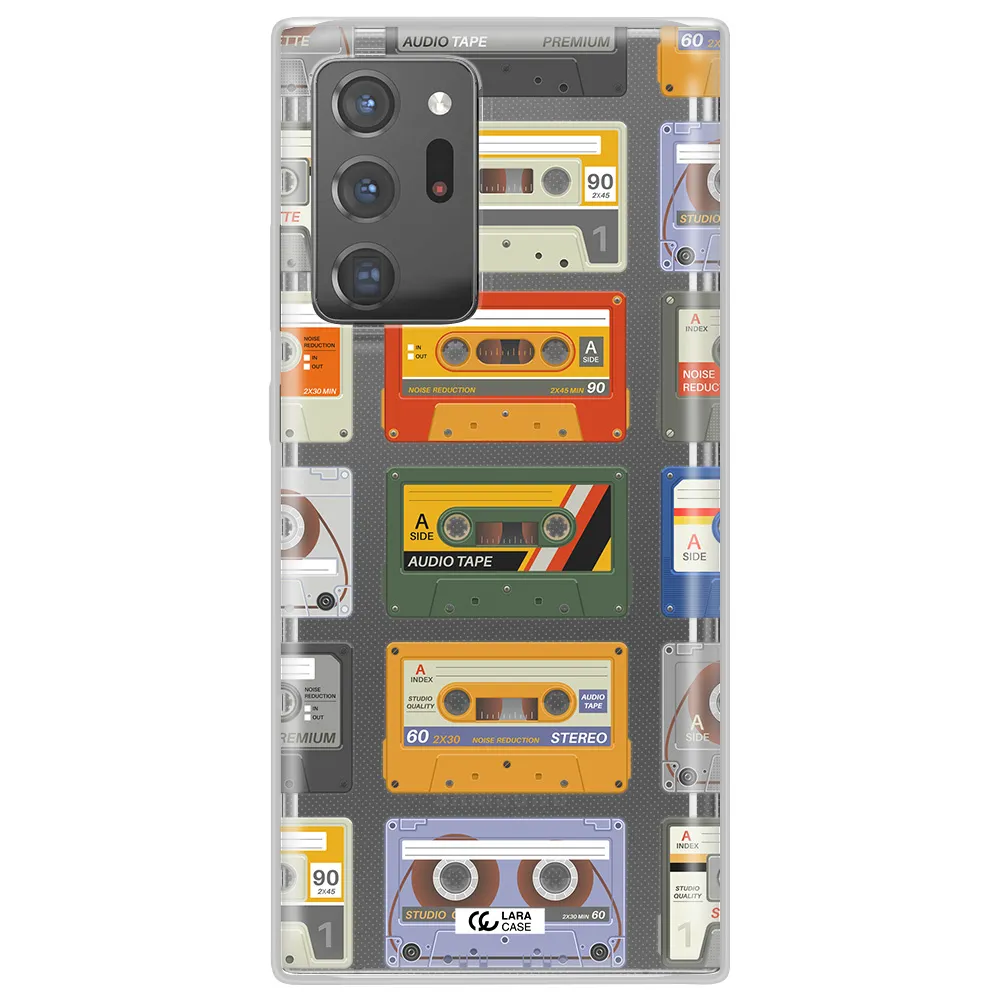 All My Cassettes Samsung Note 20 Ultra Clear TPU Case