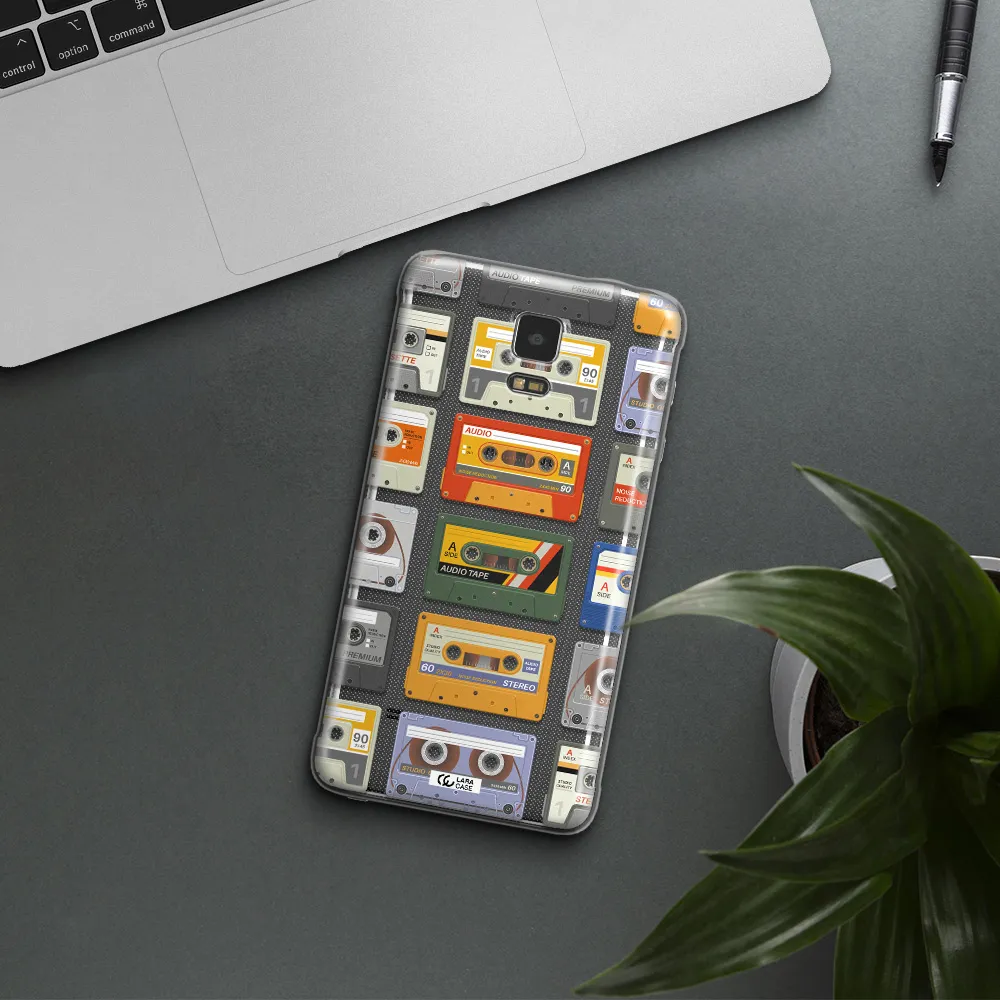 All My Cassettes Samsung Note 4 Clear TPU Case