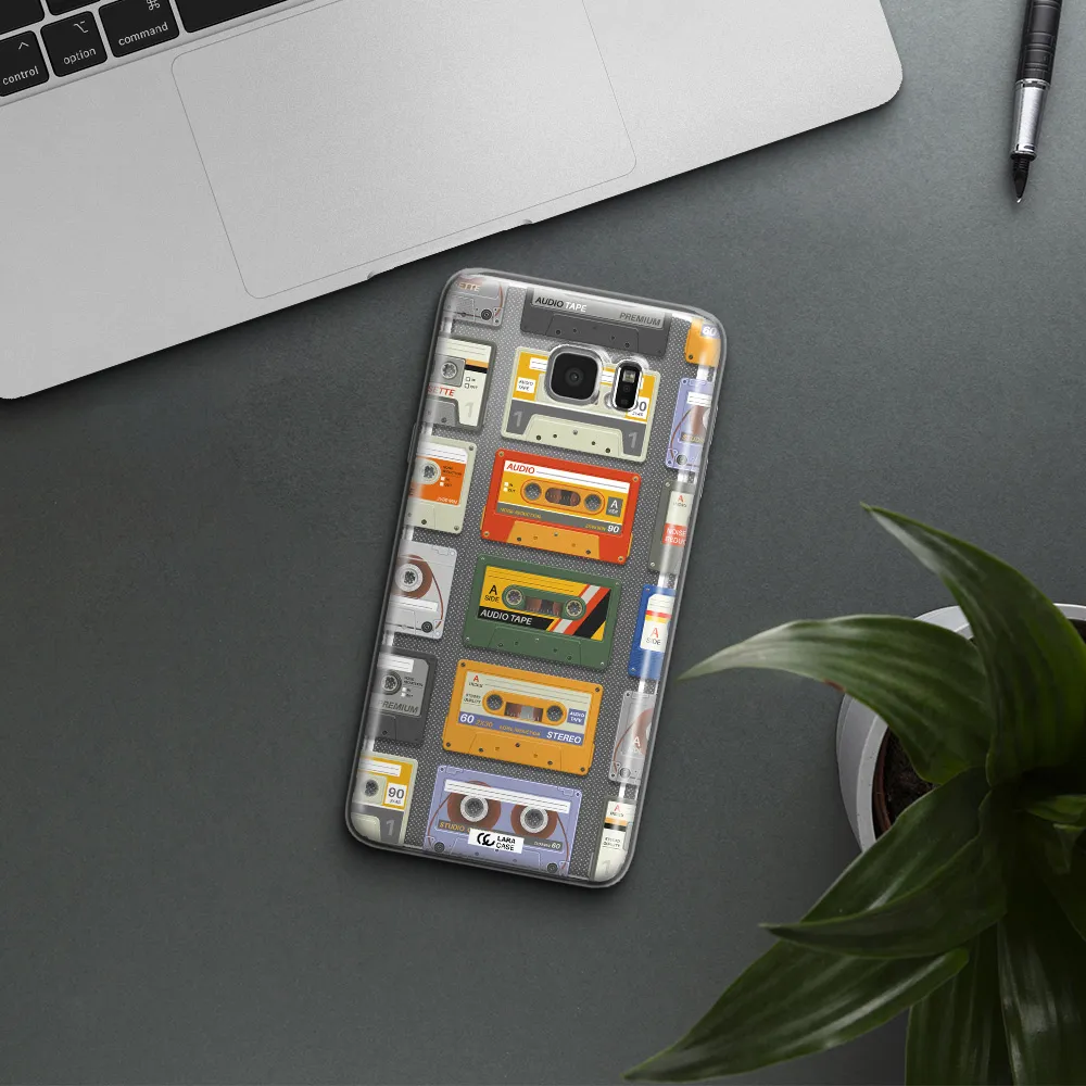All My Cassettes Samsung Note 5 Clear TPU Case