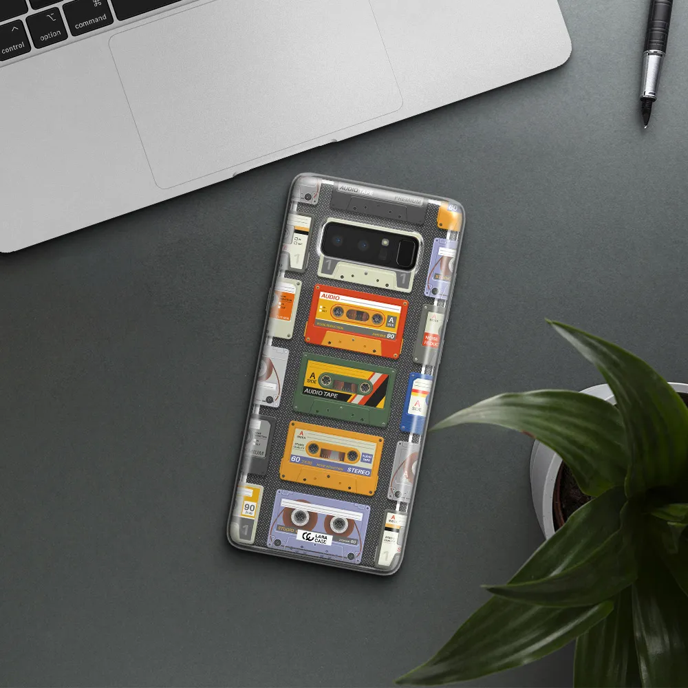 All My Cassettes Samsung Note 8 Clear TPU Case