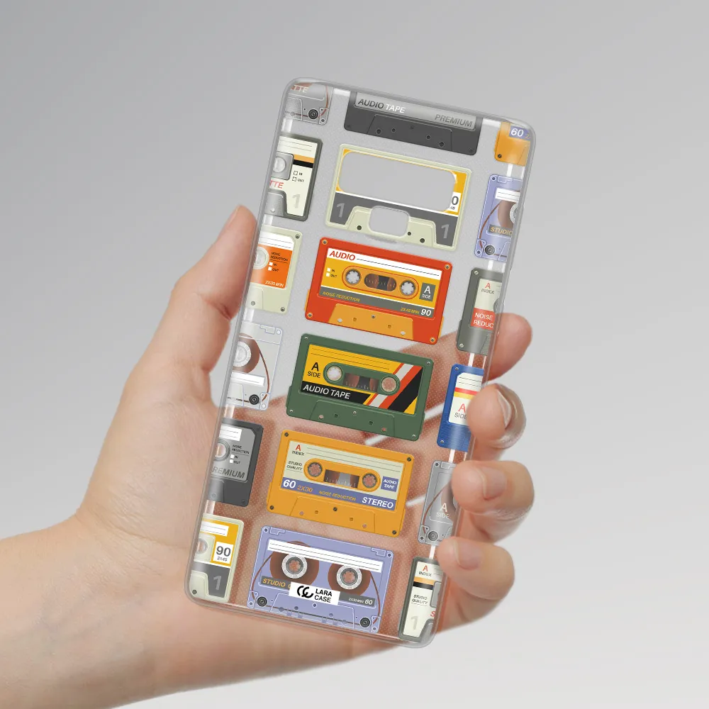 All My Cassettes Samsung Note 9 Clear TPU Case