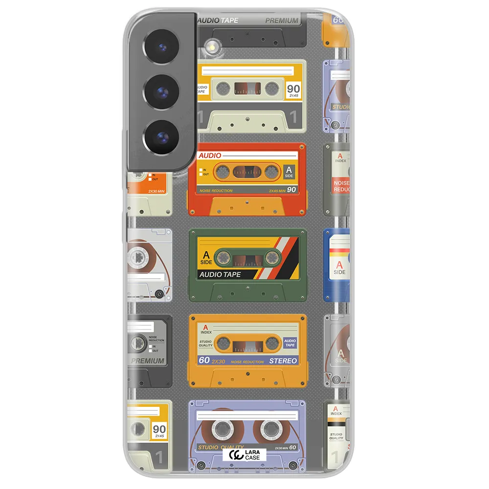 All My Cassettes Samsung S 22 Plus Clear TPU Case