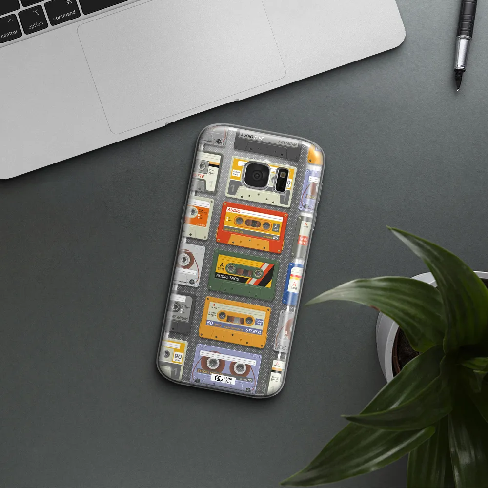 All My Cassettes Samsung S 7 Clear TPU Case