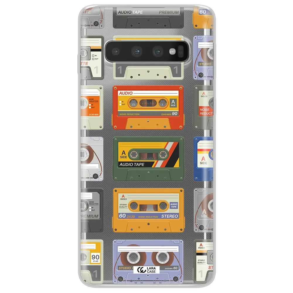 All My Cassettes Samsung S10 Plus Clear TPU Case