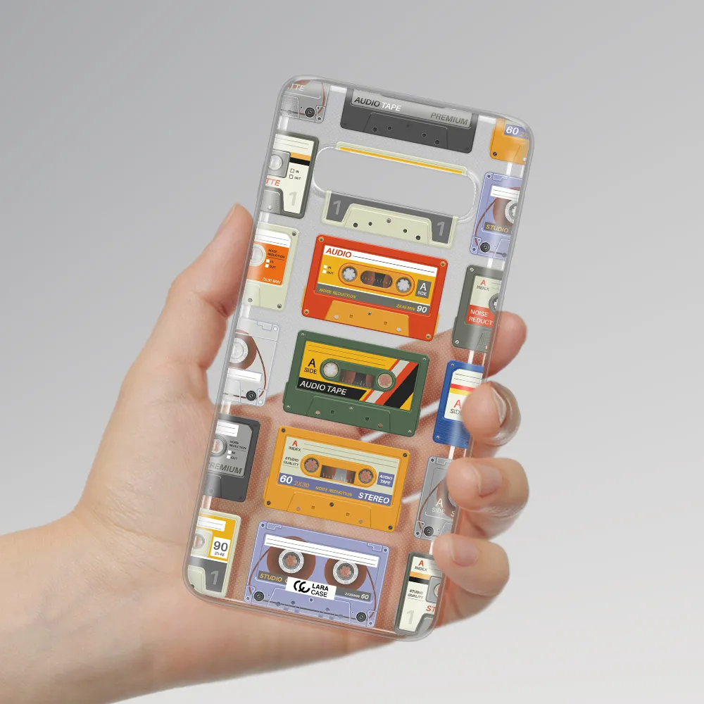 All My Cassettes Samsung S10 Plus Clear TPU Case