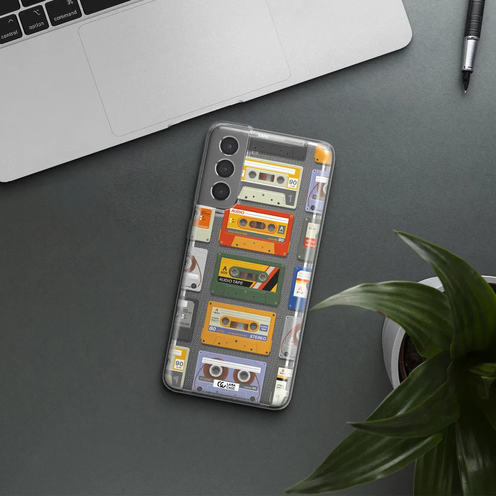All My Cassettes Samsung S21 Clear TPU Case