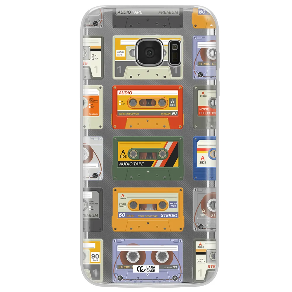 All My Cassettes Samsung S7 Edge Clear TPU Case