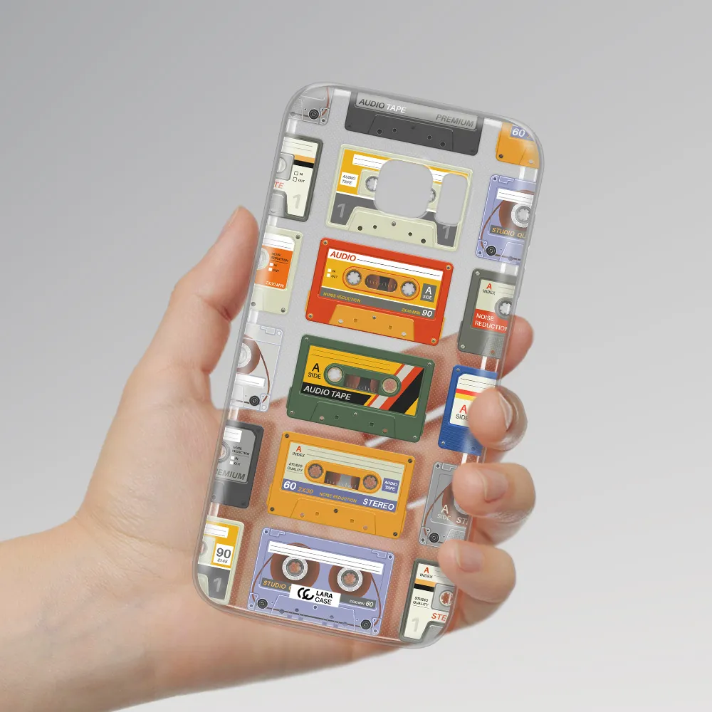 All My Cassettes Samsung S7 Edge Clear TPU Case